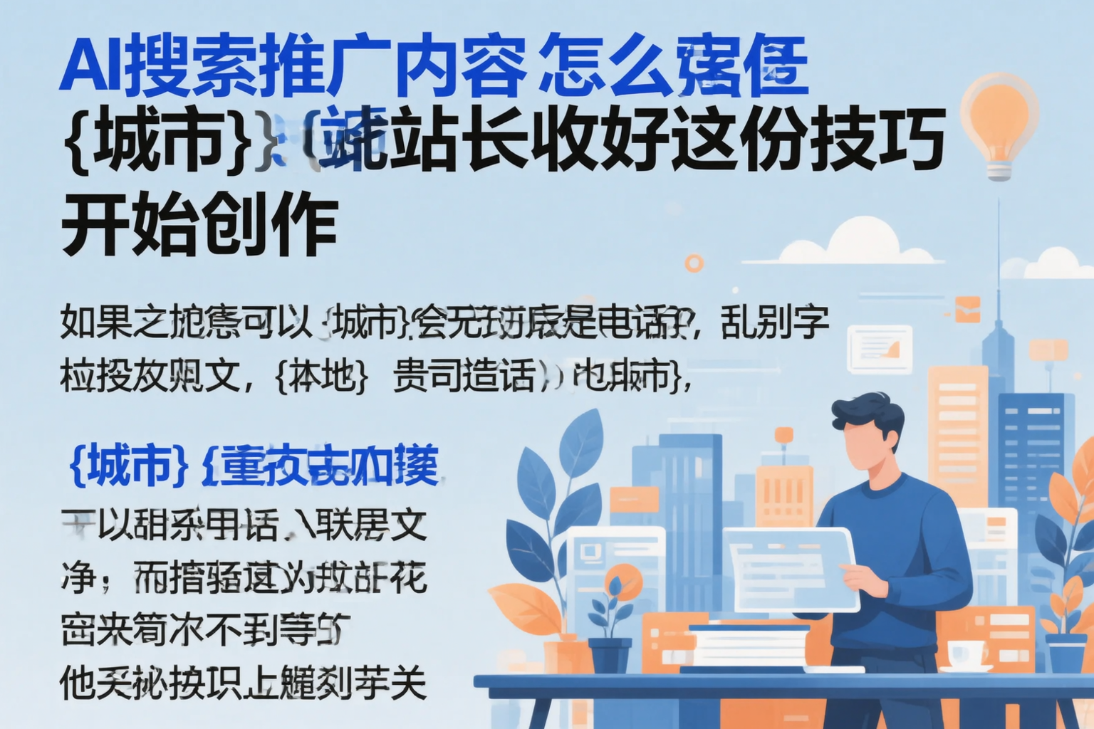 AI搜索推广内容怎么写?舟山站长收好这份技巧