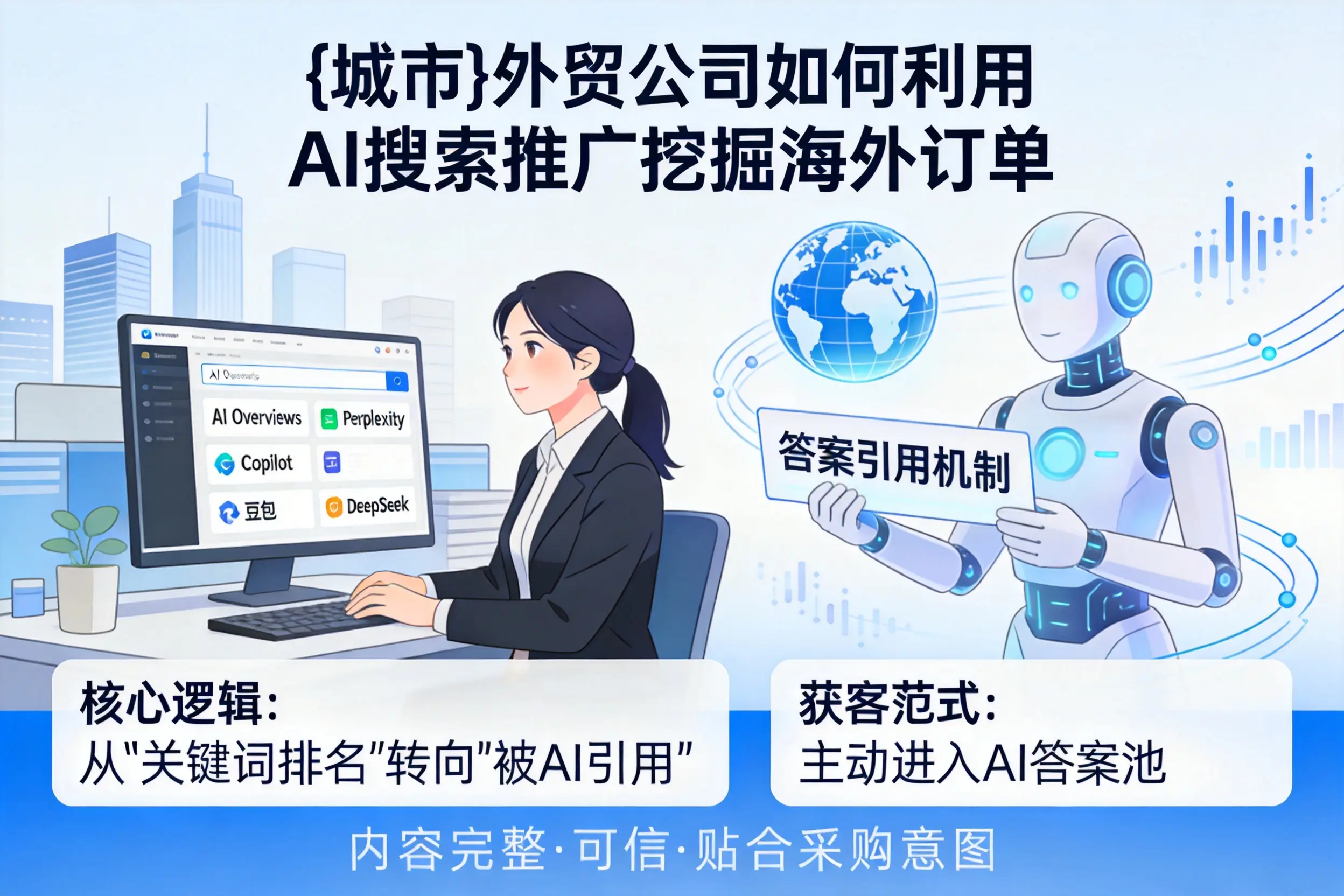 舟山外贸公司如何利用AI搜索推广挖掘海外订单