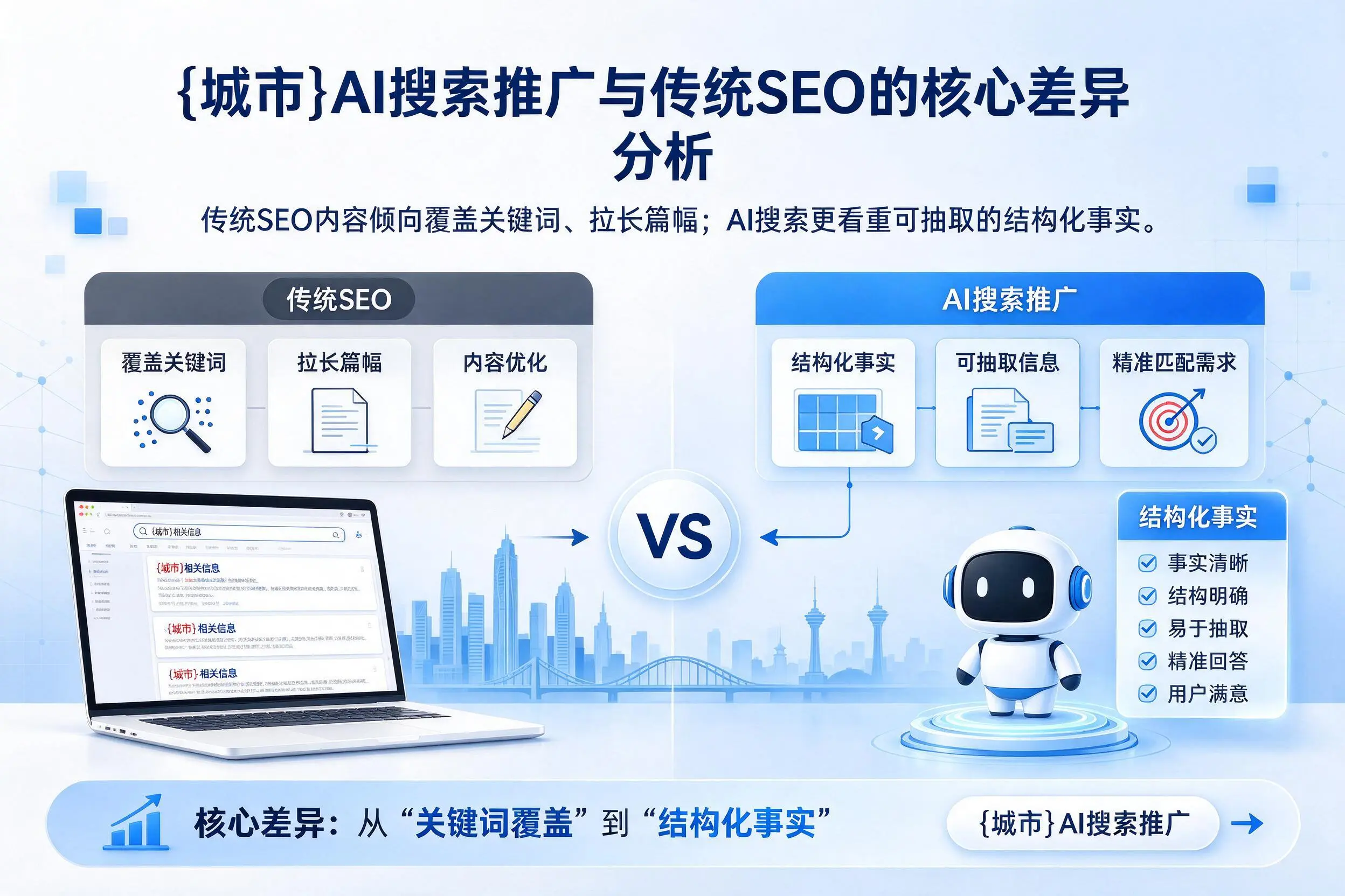 舟山AI搜索推广与传统SEO的核心差异分析